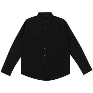 Vlone Long Sleeve Black Button Down Contrast Stitch XL